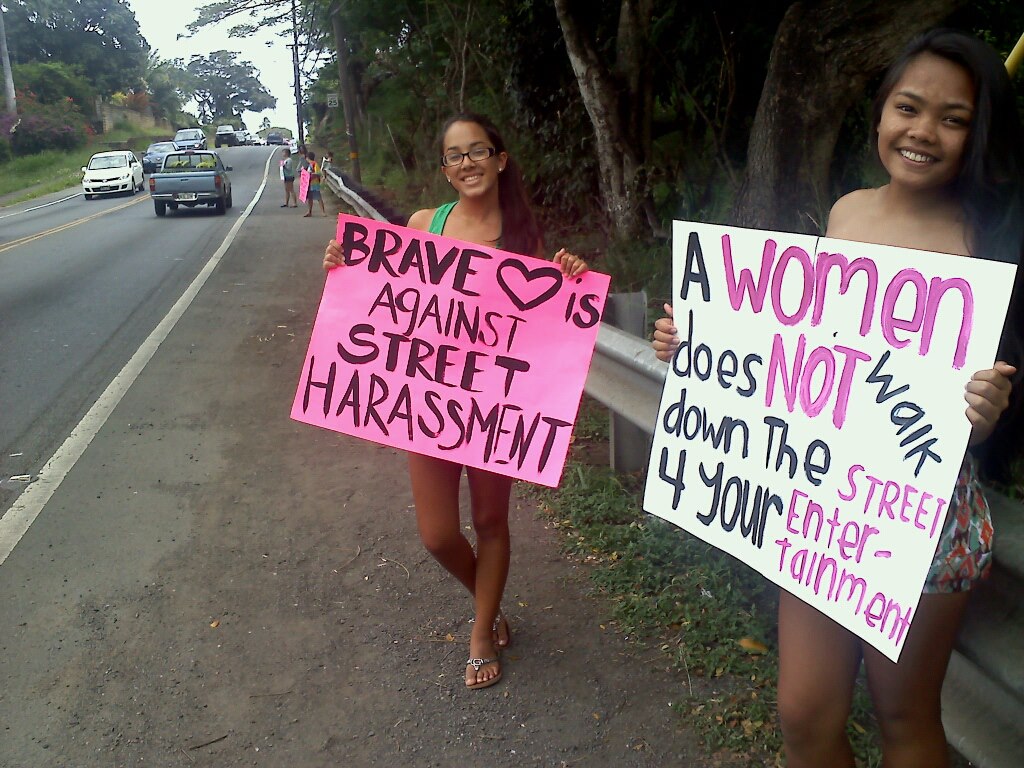 BraveHeartHawaii group - Anti-Street Harassment Week 4.7.13
